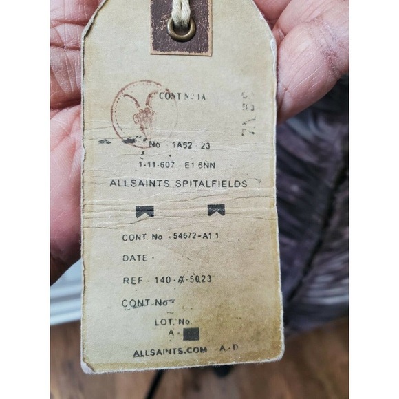 AllSaints Spitalfield Vintage Pink Willow Freya Mini Dress 6 (Runs Small- 2-4) - Picture 8 of 12